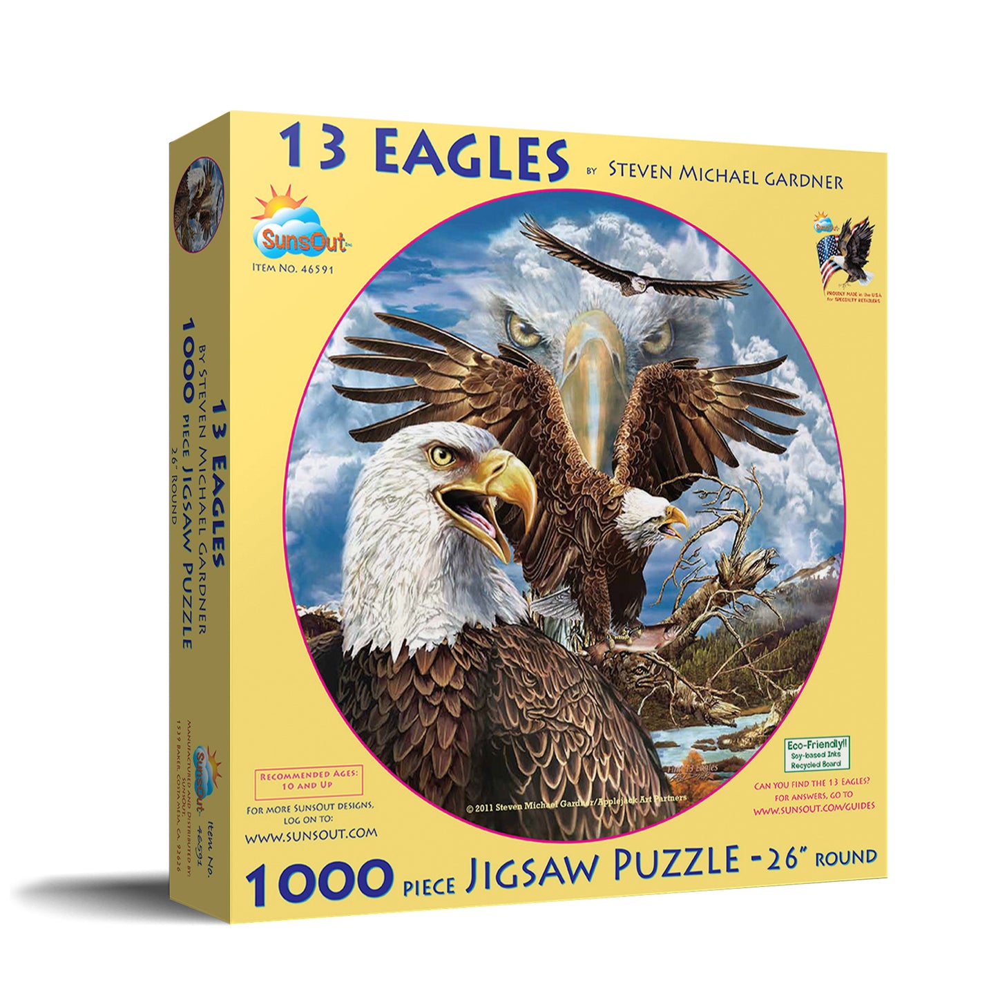 13 Eagles - 1000 Piece Jigsaw Puzzle