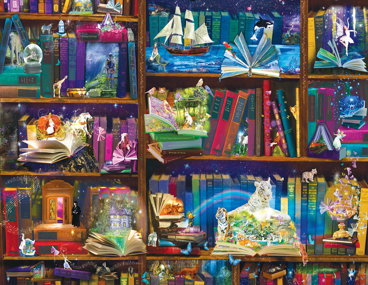 Library Adventures in Reading - 1000 Large Piece Jigsaw Puzzle
