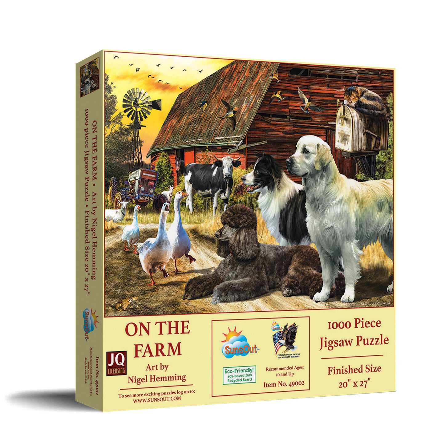 Life on the Farm - 1000 Piece Jigsaw Puzzle