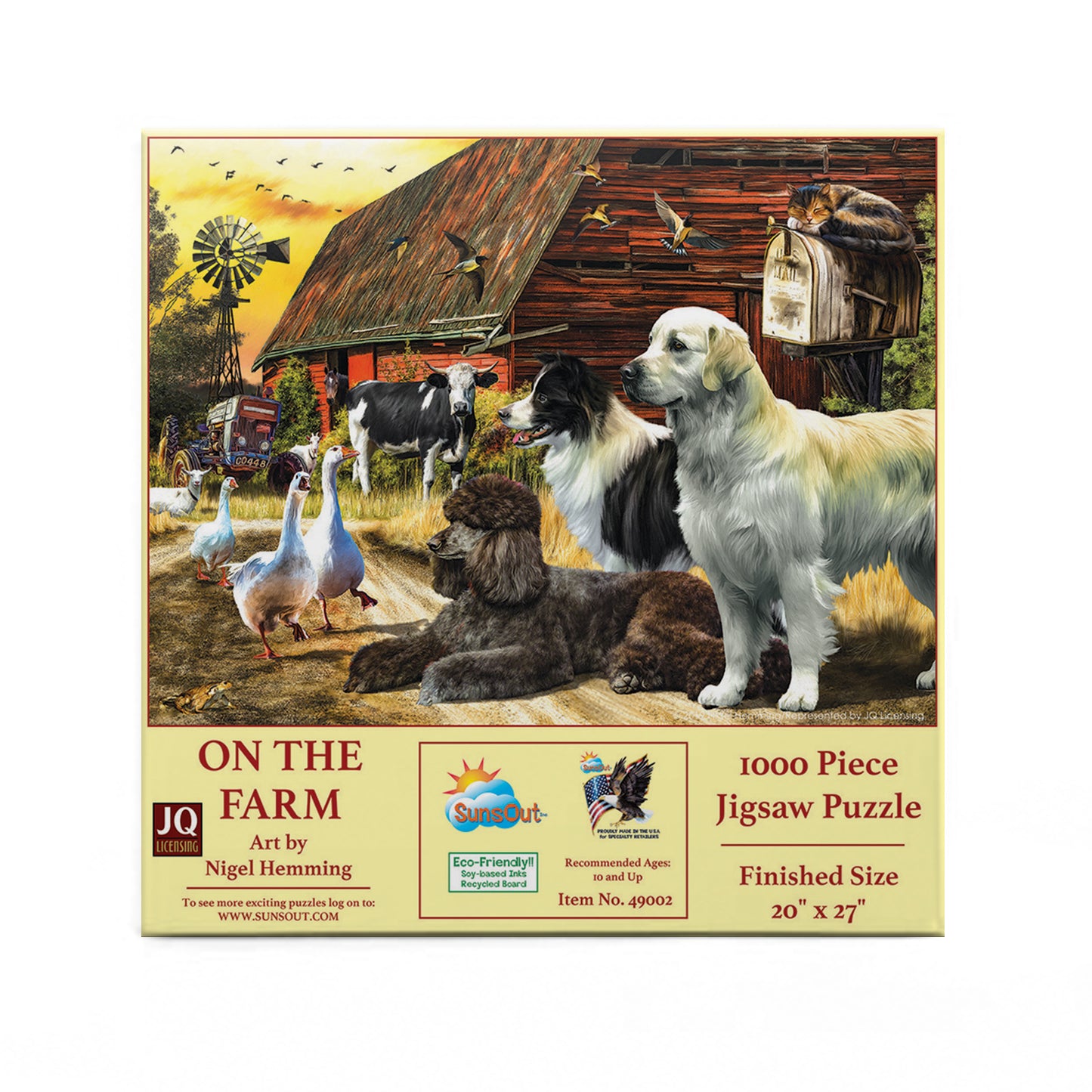 Life on the Farm - 1000 Piece Jigsaw Puzzle