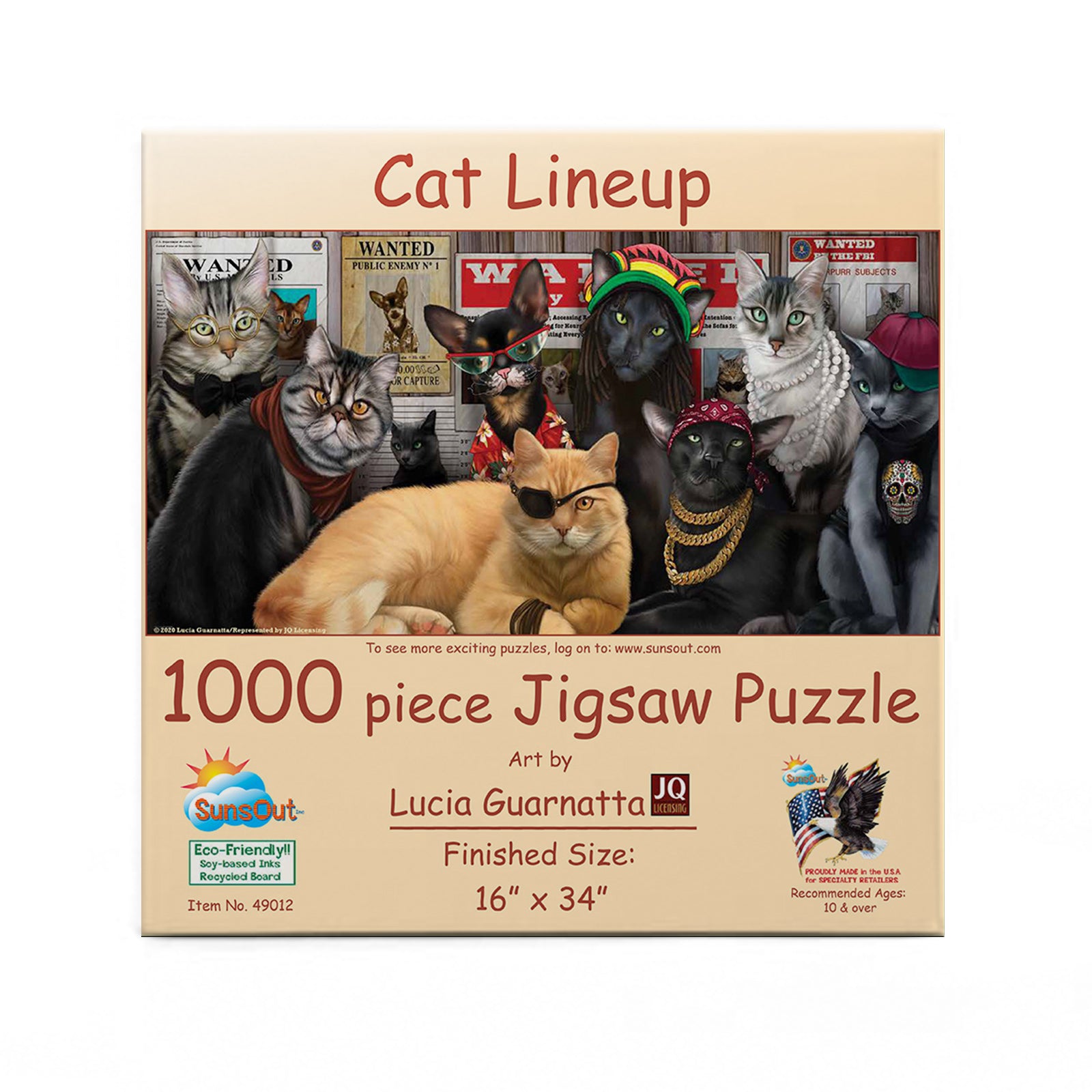 1000 piece sale cat puzzle