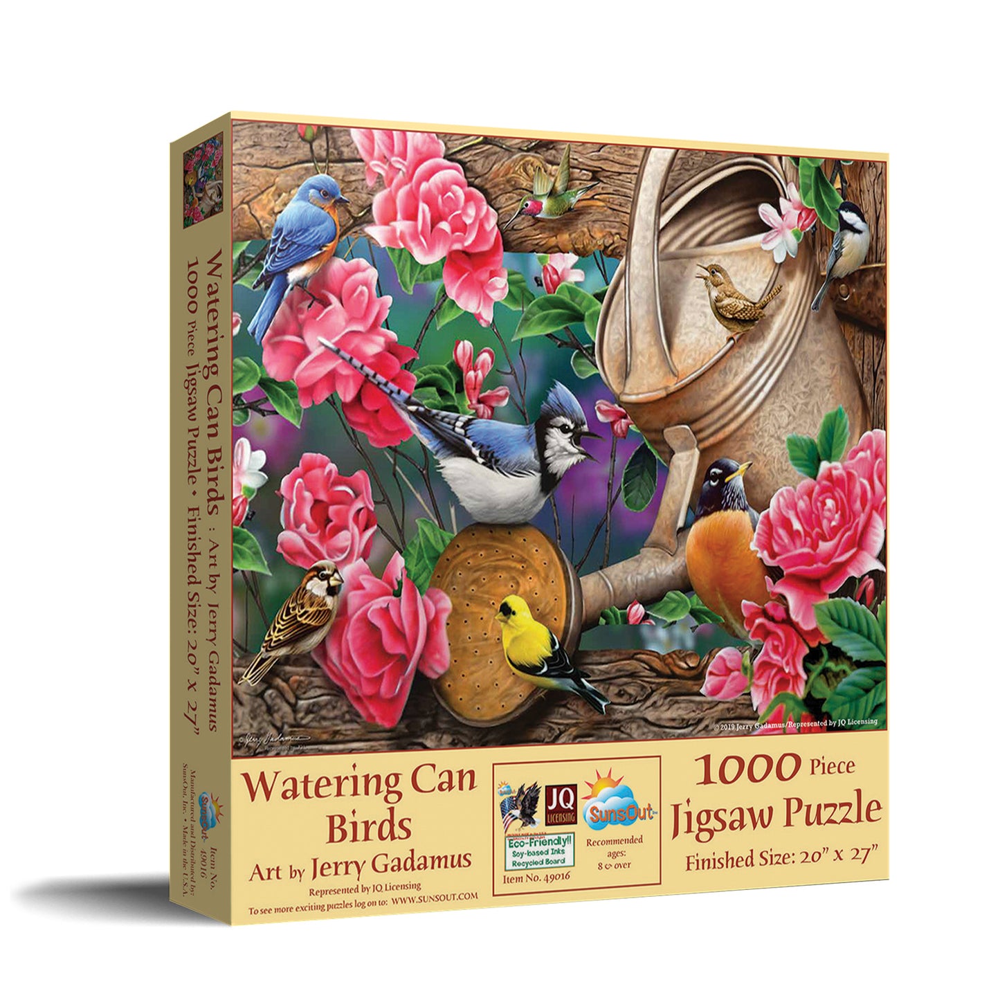 Watering Can Birds - 1000 Piece Jigsaw Puzzle