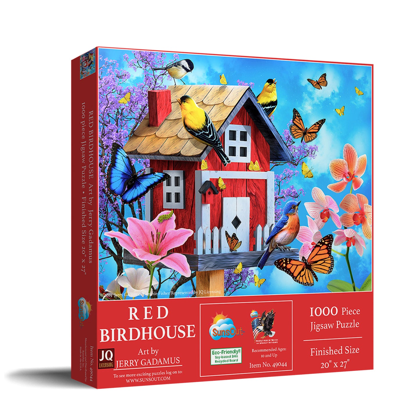 Red Birdhouse - 1000 Piece Jigsaw Puzzle