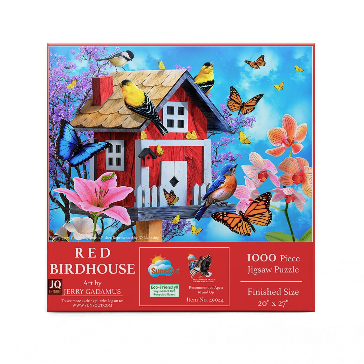 Red Birdhouse - 1000 Piece Jigsaw Puzzle