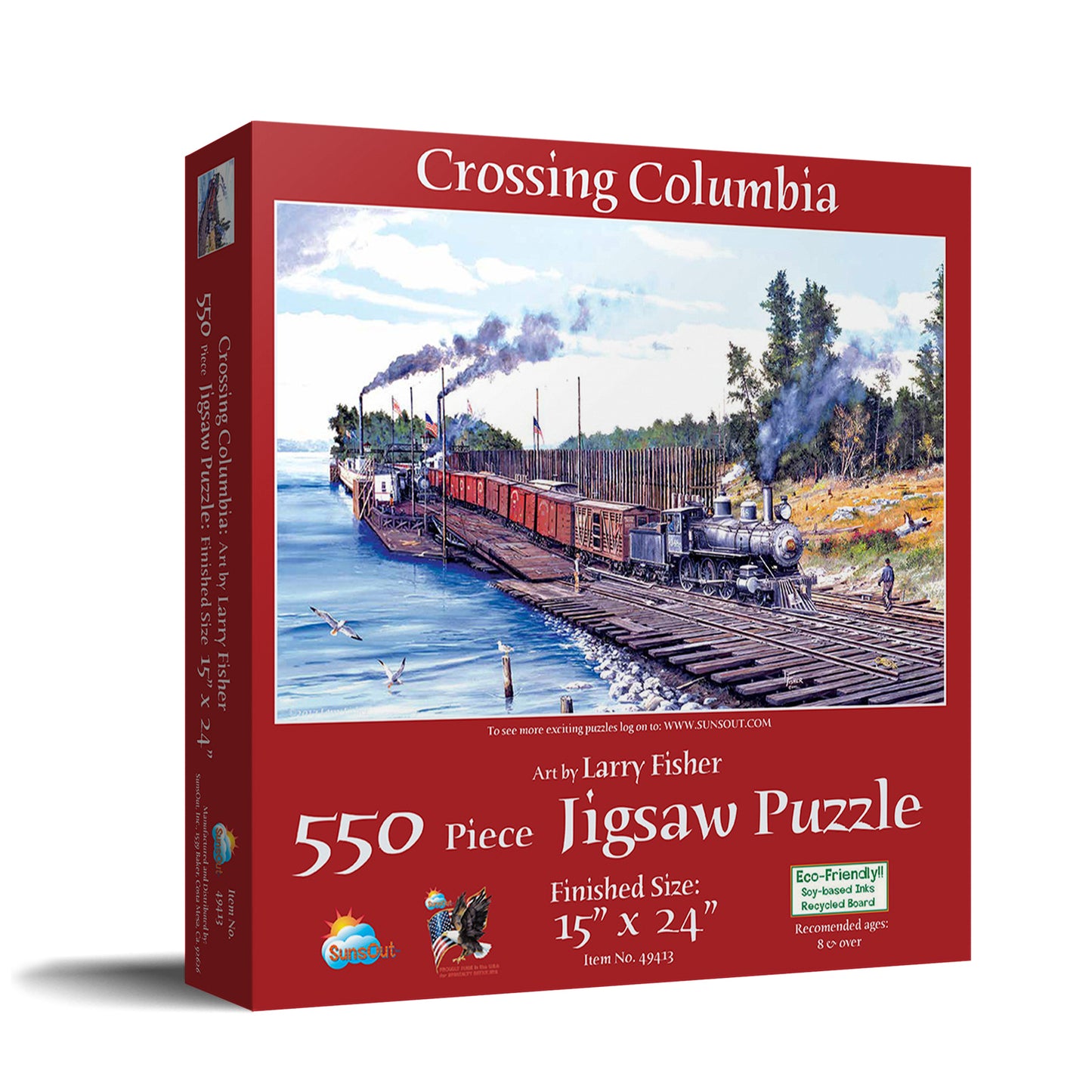 Crossing Columbia - 550 Piece Jigsaw Puzzle