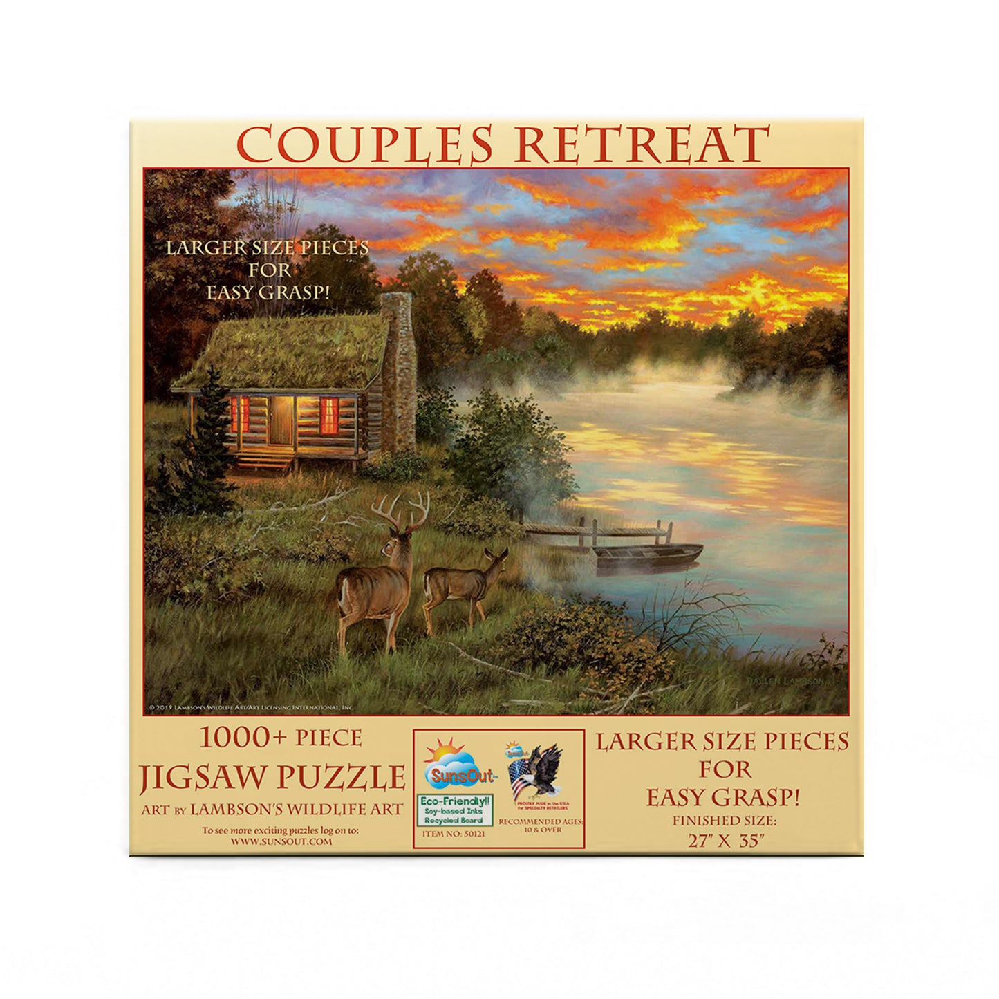 Couples Retreat - 1000 Large Piece Jigsaw Puzzle