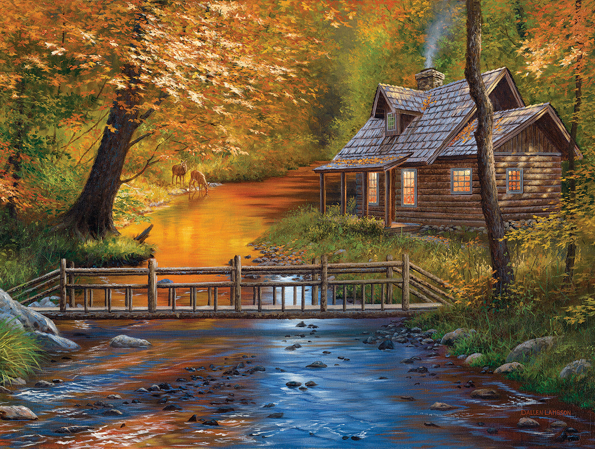 Creekside Neighbors - 500 Piece Jigsaw Puzzle