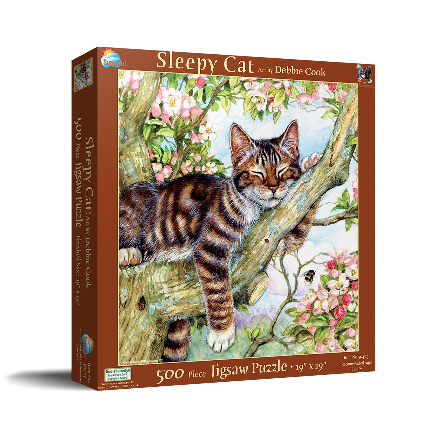 Sleepy Cat - 500 Piece Jigsaw Puzzle