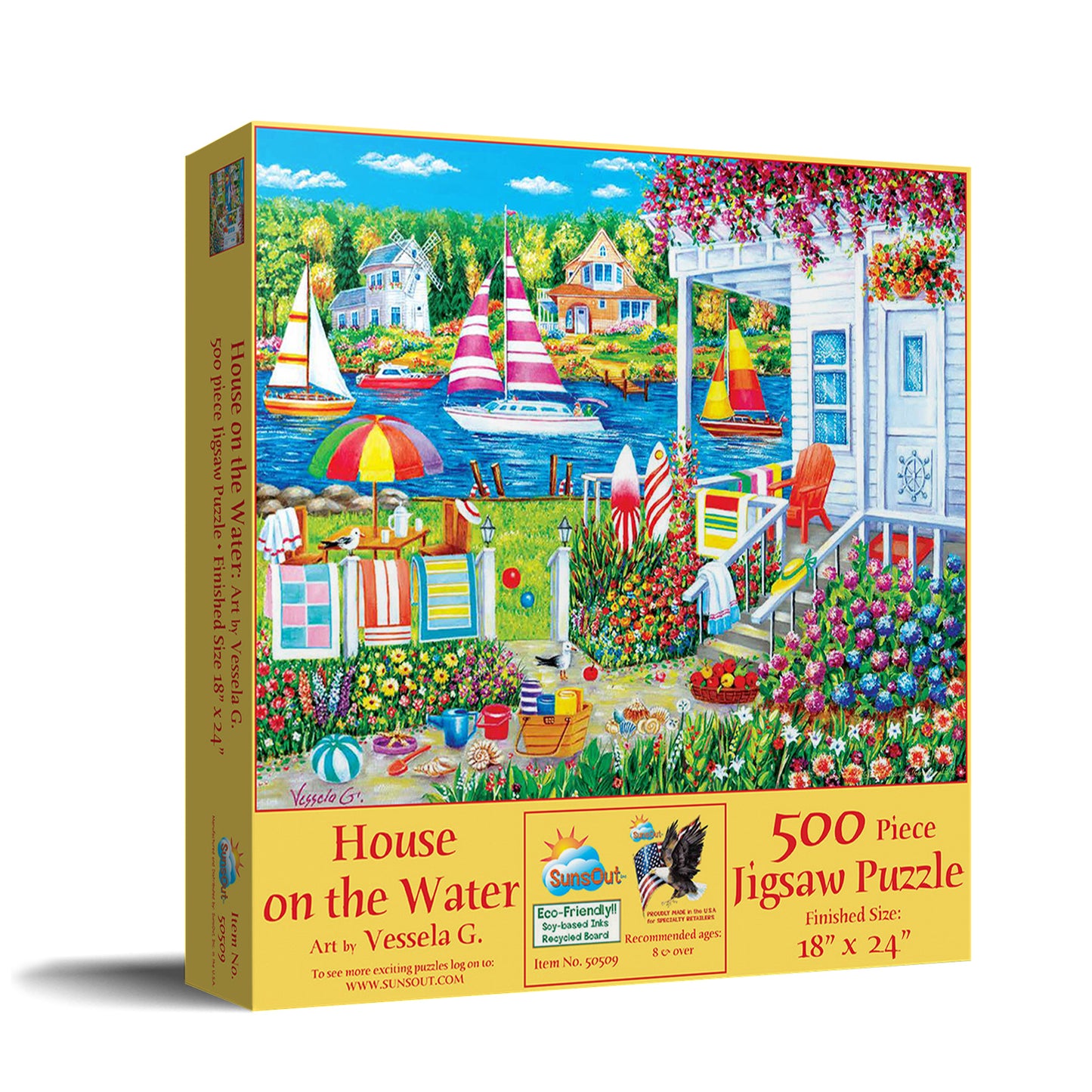 House on the Water - 500 Piece Jigsaw Puzzle