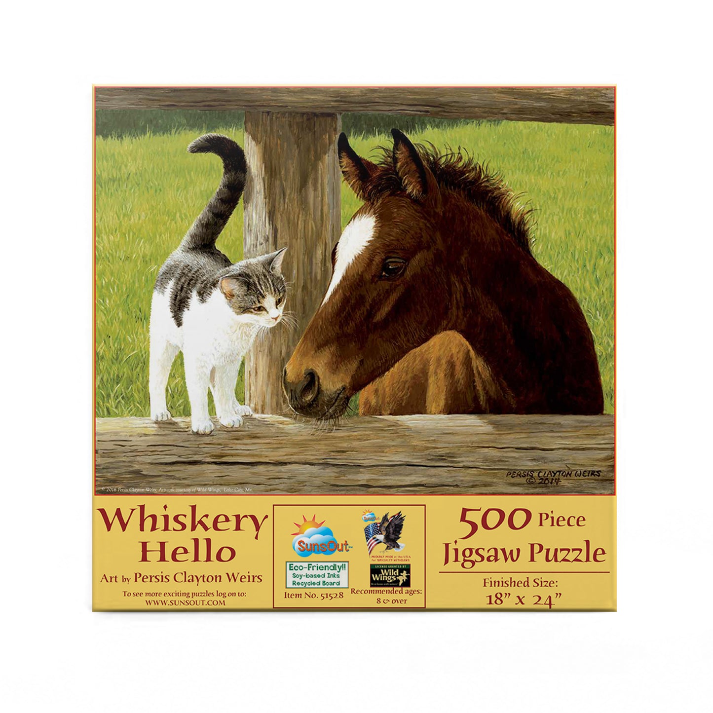 A Whiskery Hello - 500 Piece Jigsaw Puzzle