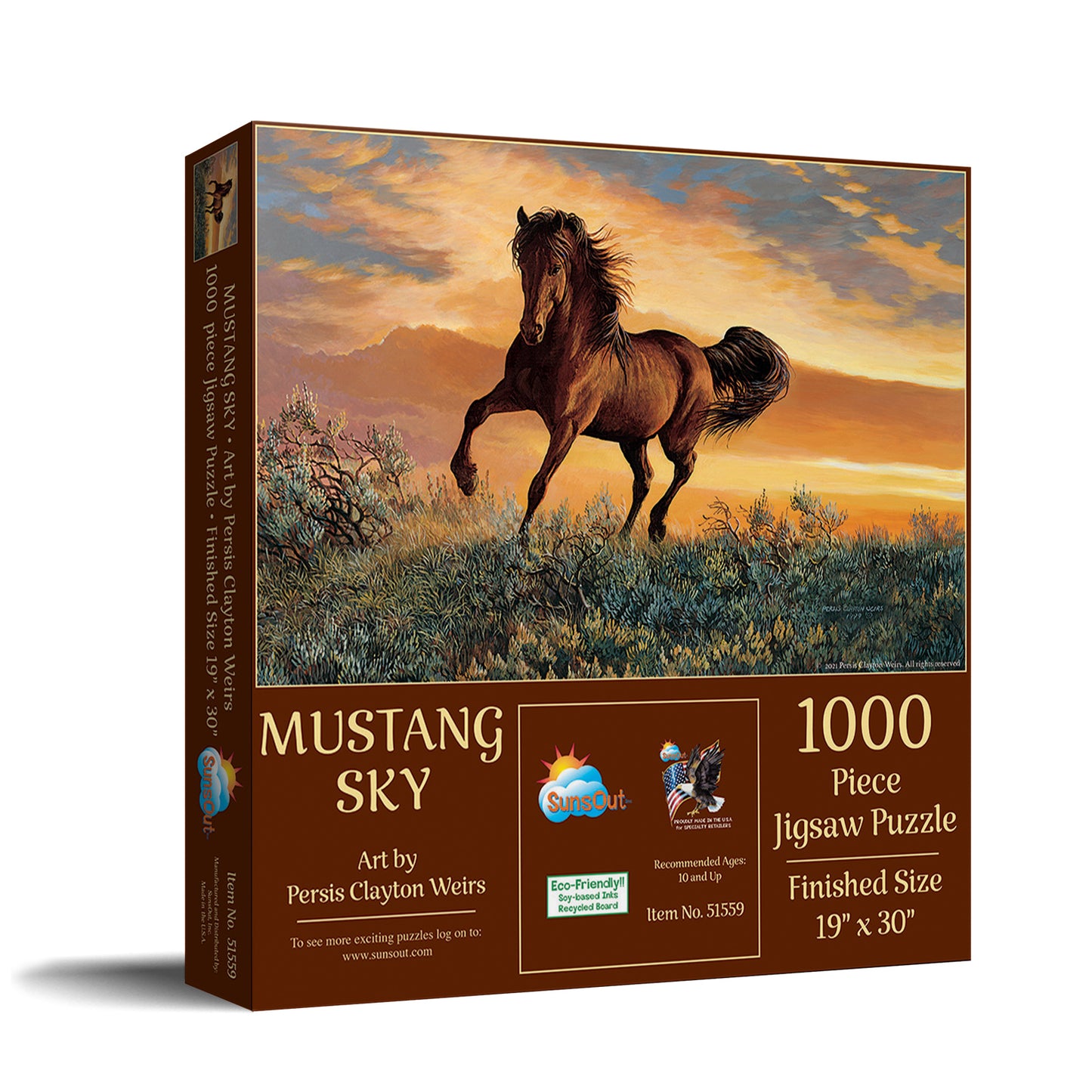 Mustang Sky - 1000 Piece Jigsaw Puzzle