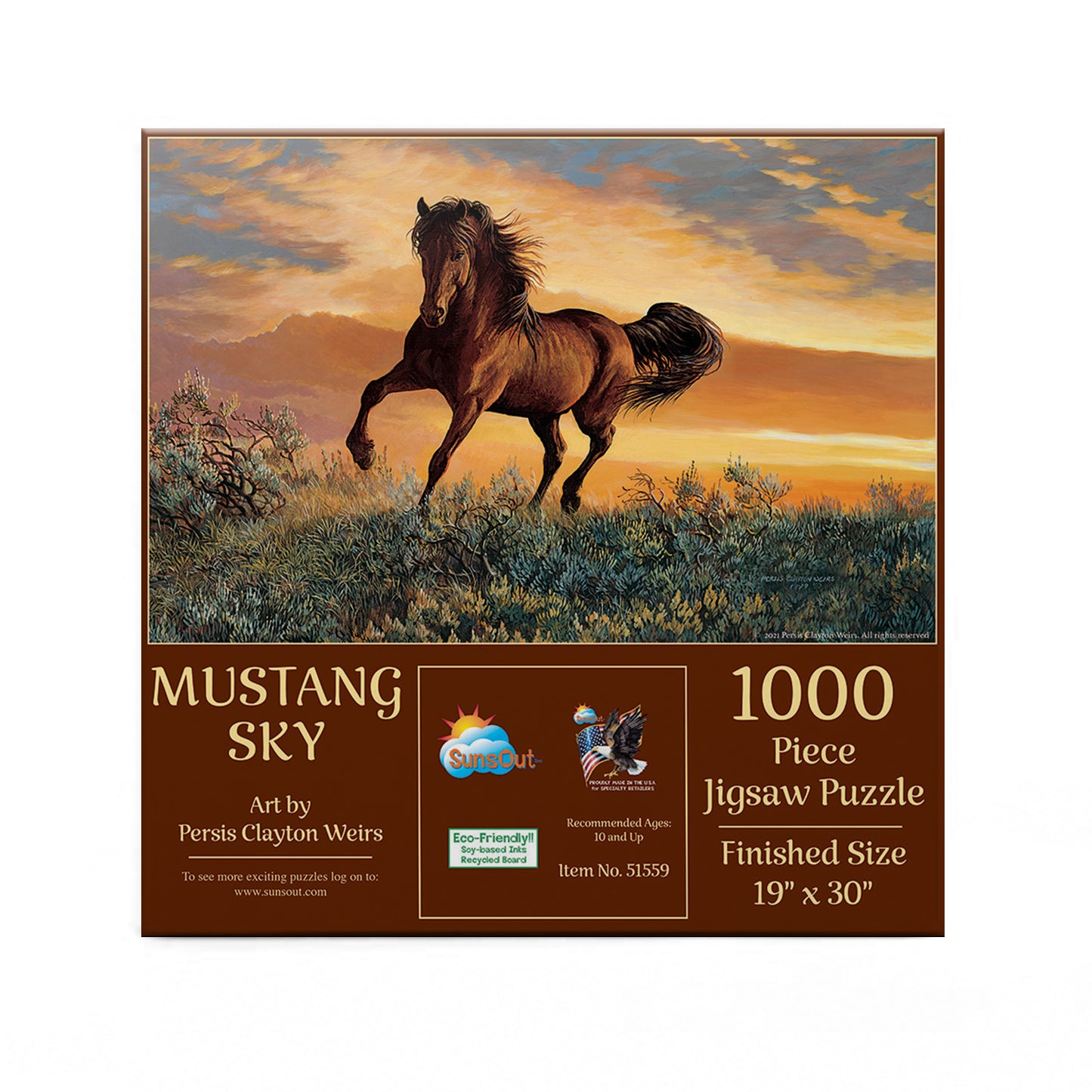 Mustang Sky - 1000 Piece Jigsaw Puzzle