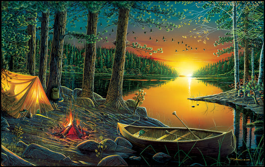 Evening by the Lake - 550 Piece Jigsaw Puzzle
