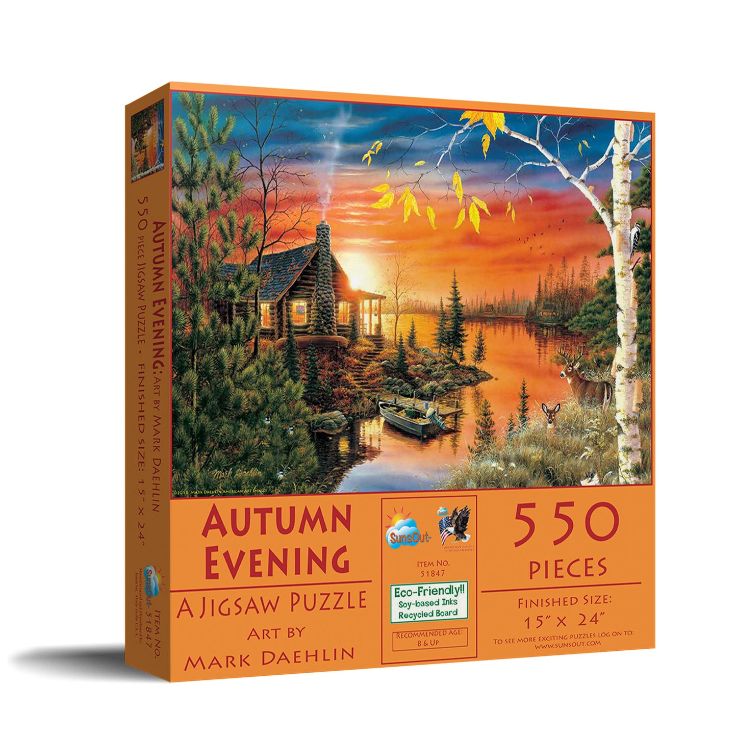 Autumn Evening - 550 Piece Jigsaw Puzzle