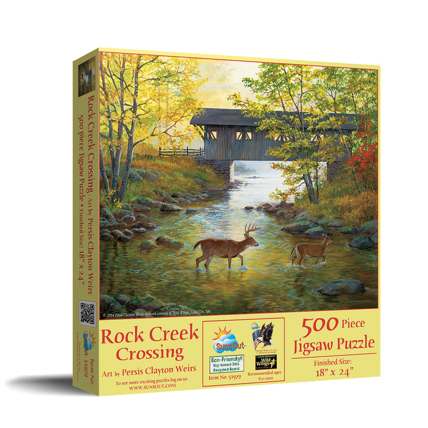 Rock Creek Crossing - 500 Piece Jigsaw Puzzle