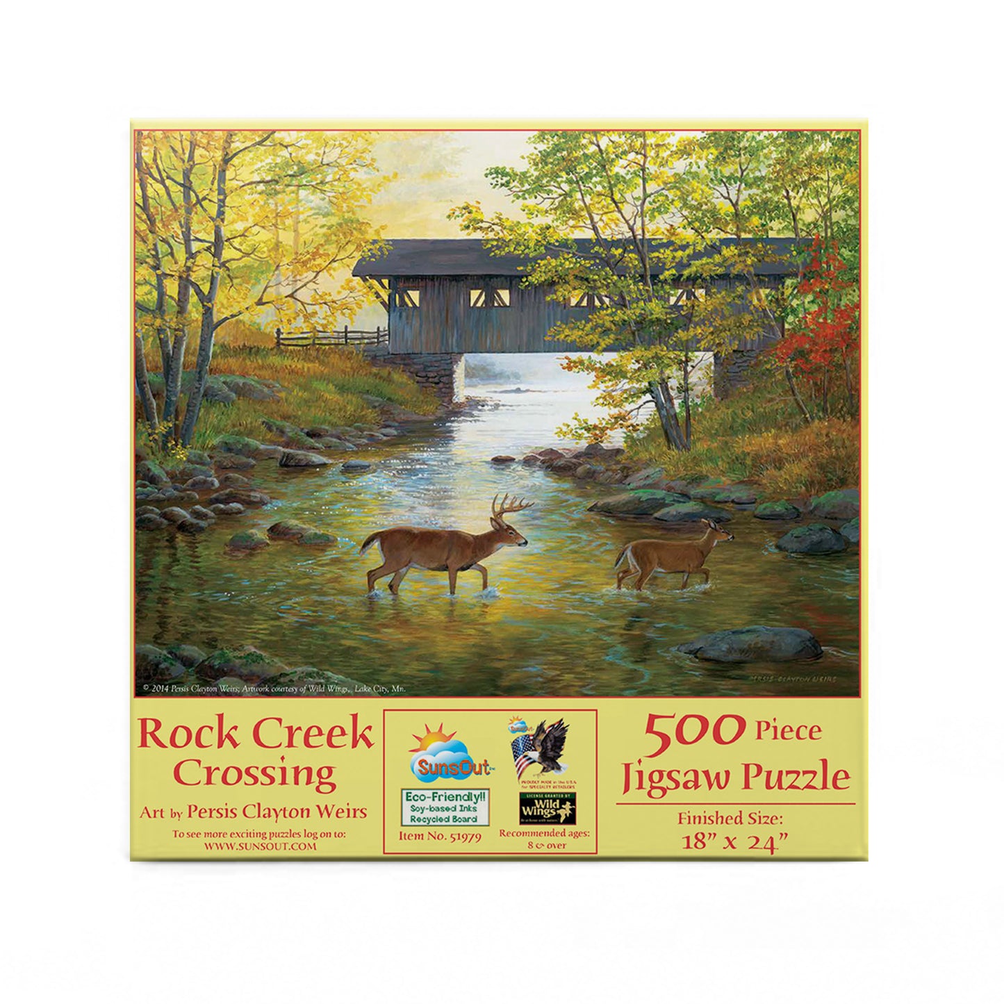 Rock Creek Crossing - 500 Piece Jigsaw Puzzle