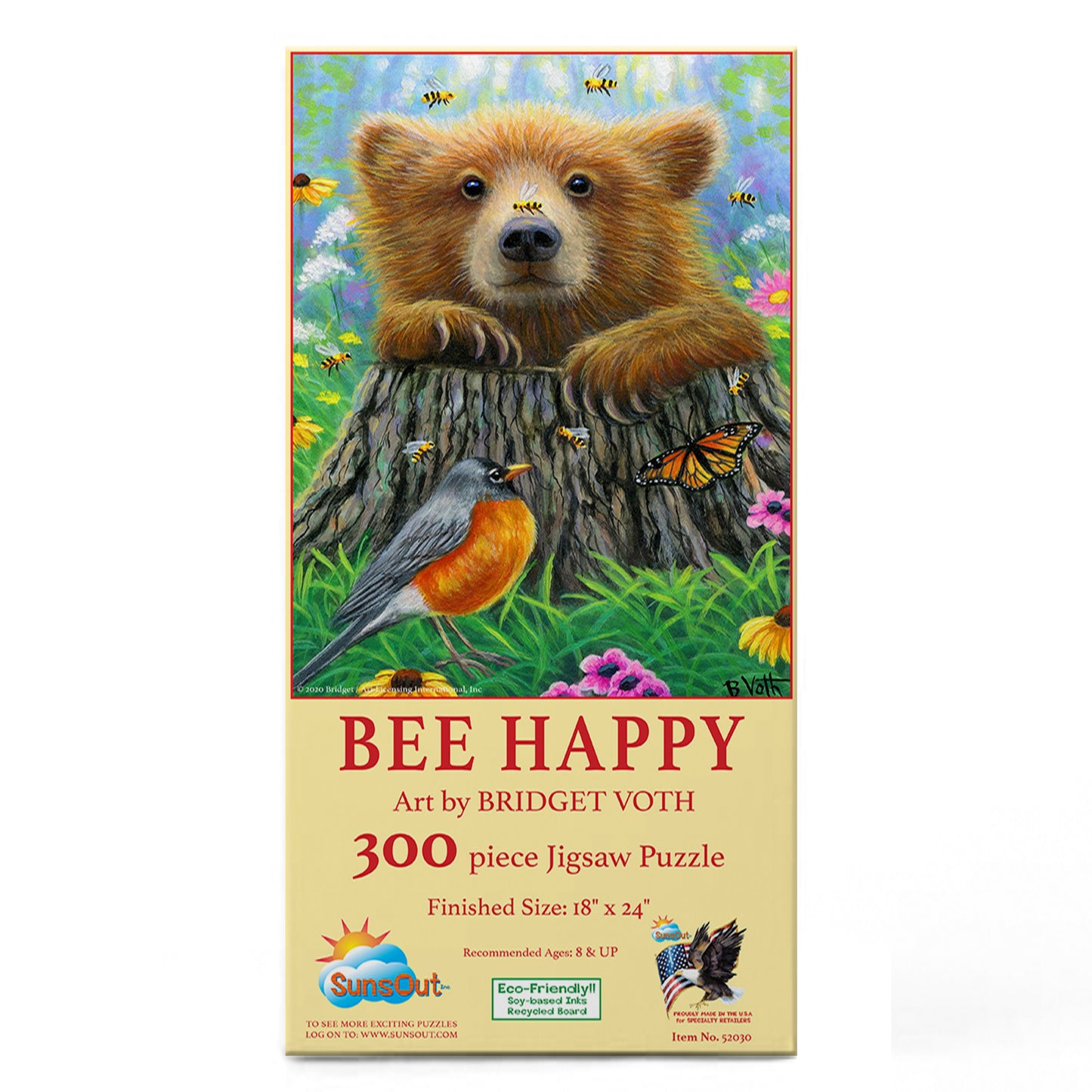 Bee Happy - 300 Piece Jigsaw Puzzle