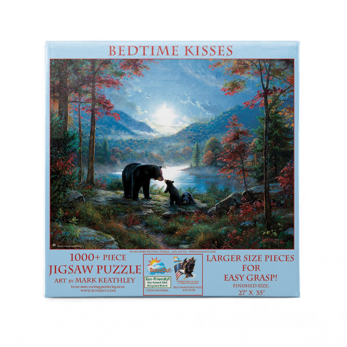 Bedtime Kisses - 1000 Large Piece Jigsaw Puzzle