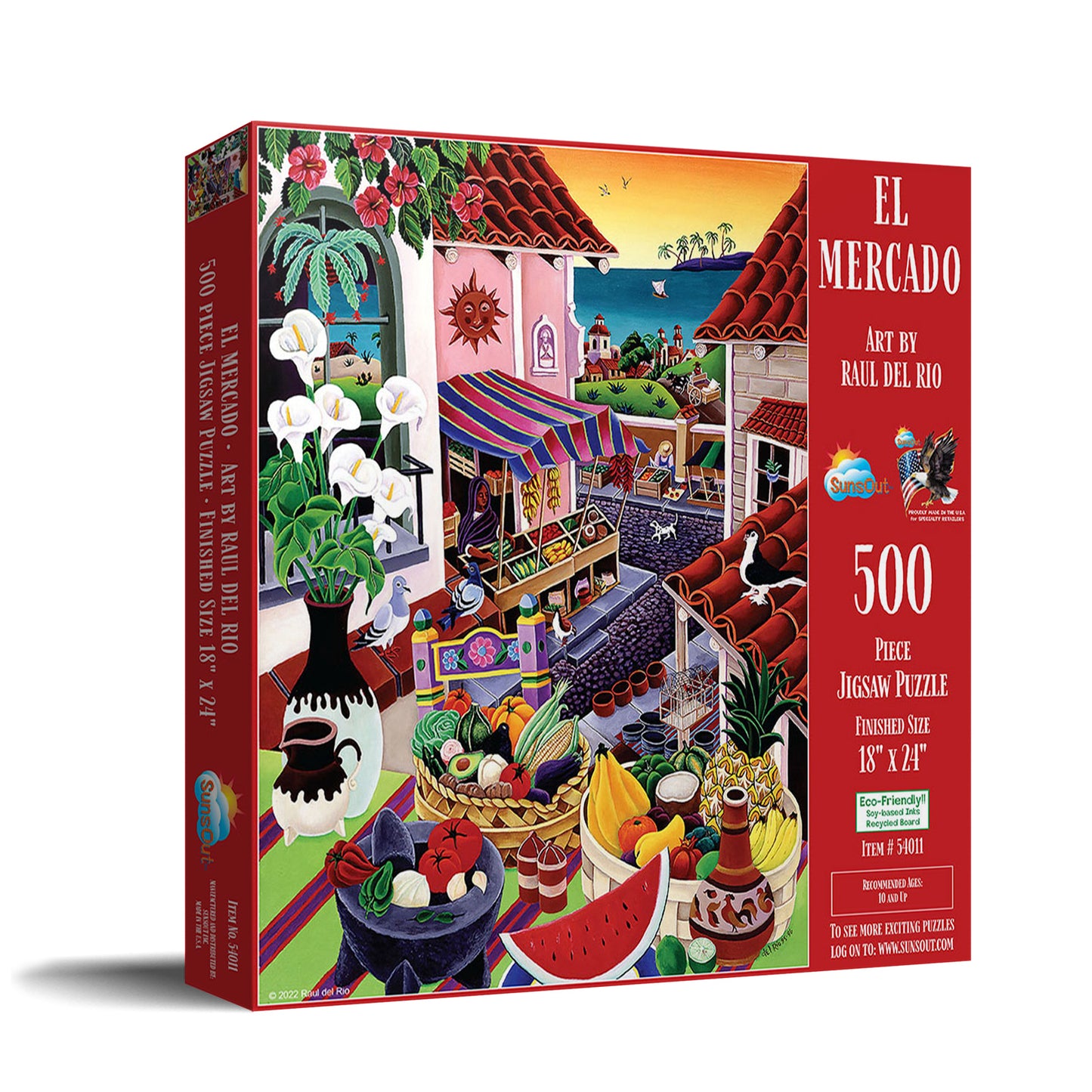 El Mercado - 500 Piece Jigsaw Puzzle