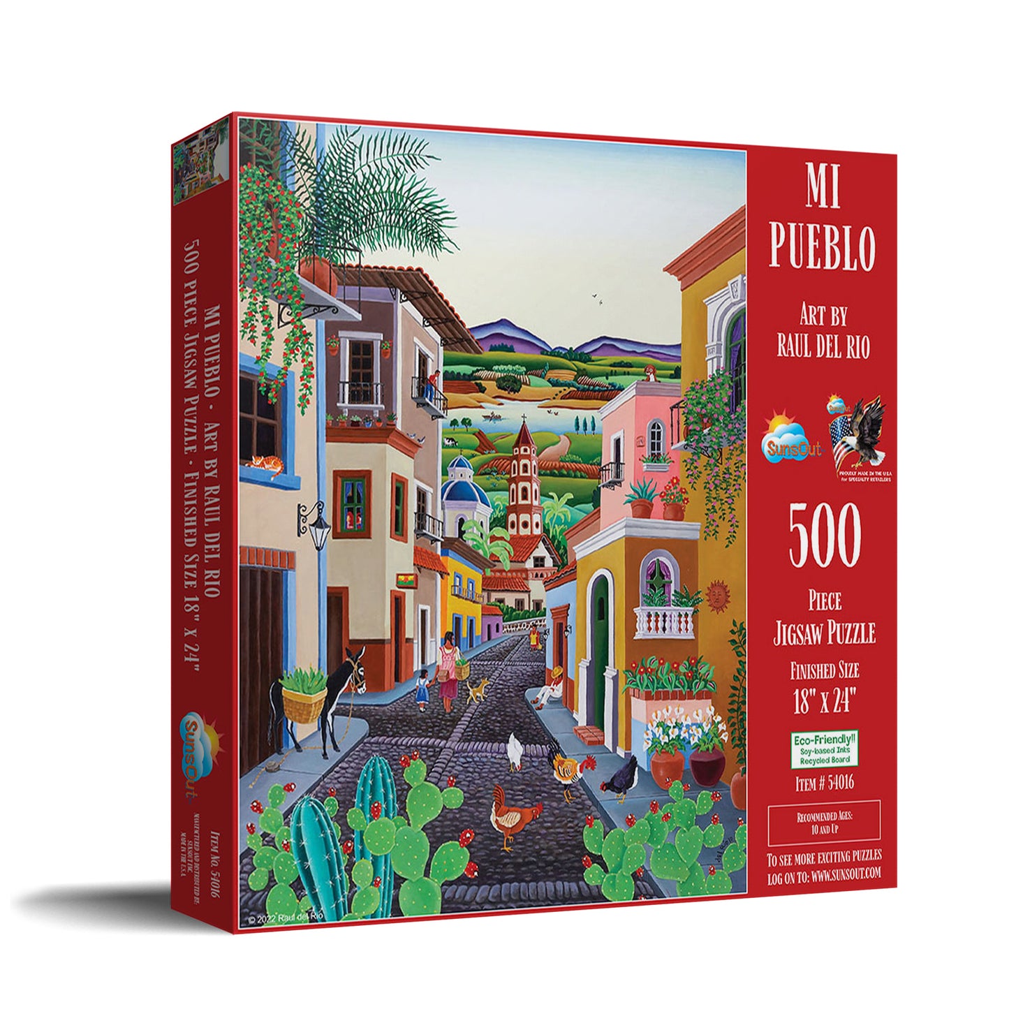 Mi Pueblo - 500 Piece Jigsaw Puzzle