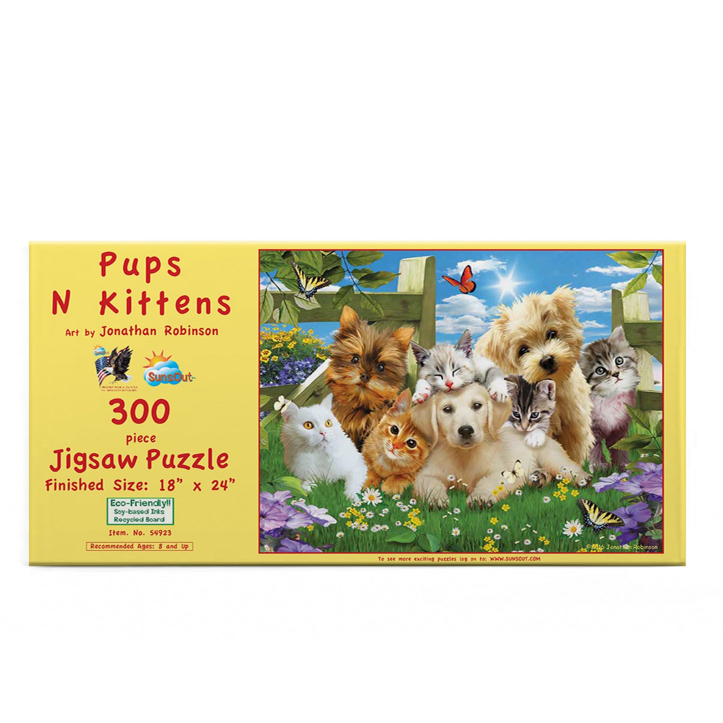 Pups n kittens - 300 Piece Jigsaw Puzzle