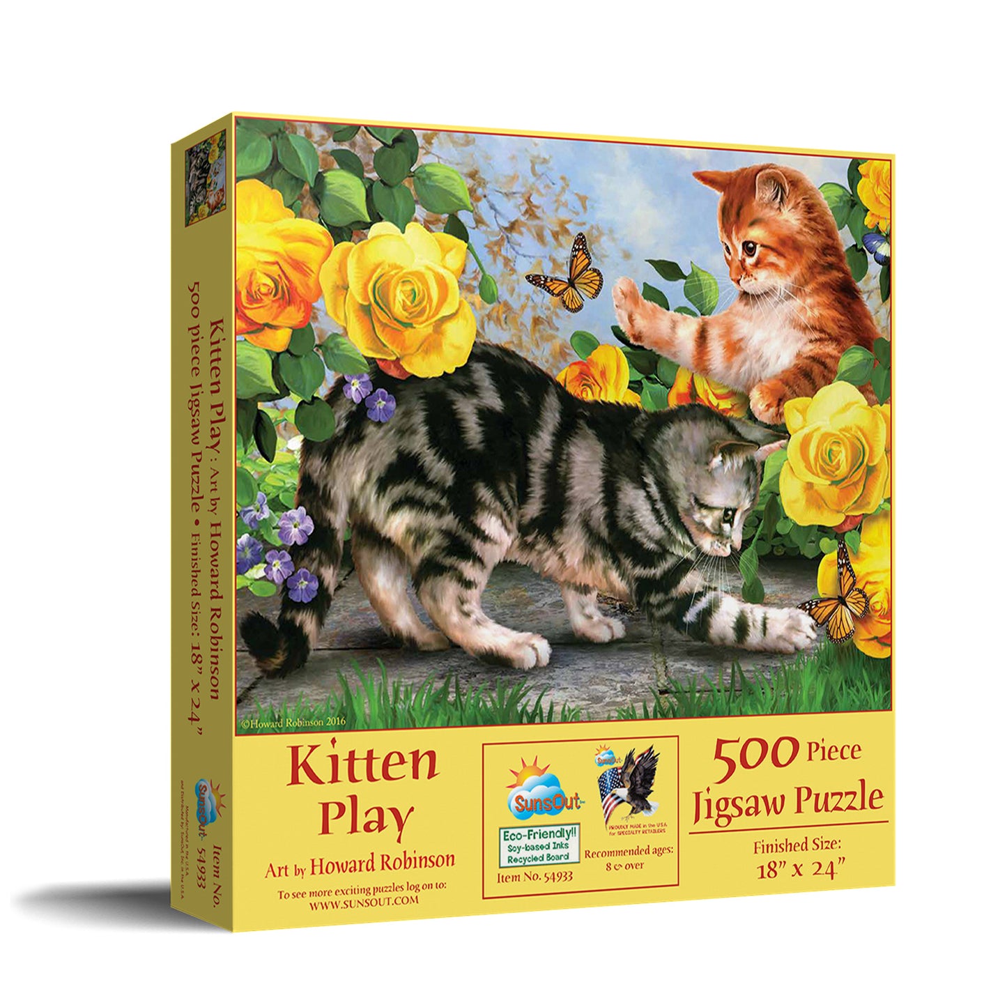 Kitten Play - 500 Piece Jigsaw Puzzle
