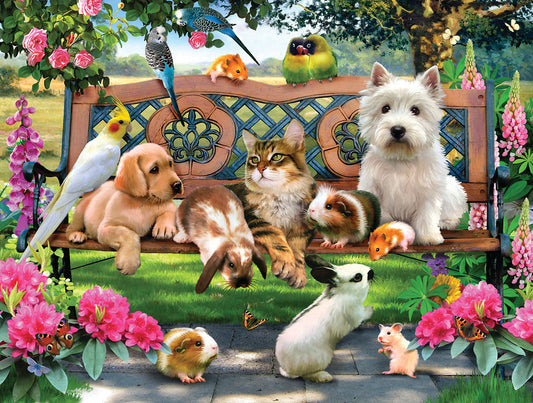 Pets in the Park - 300 Piece Jigsaw Puzzle