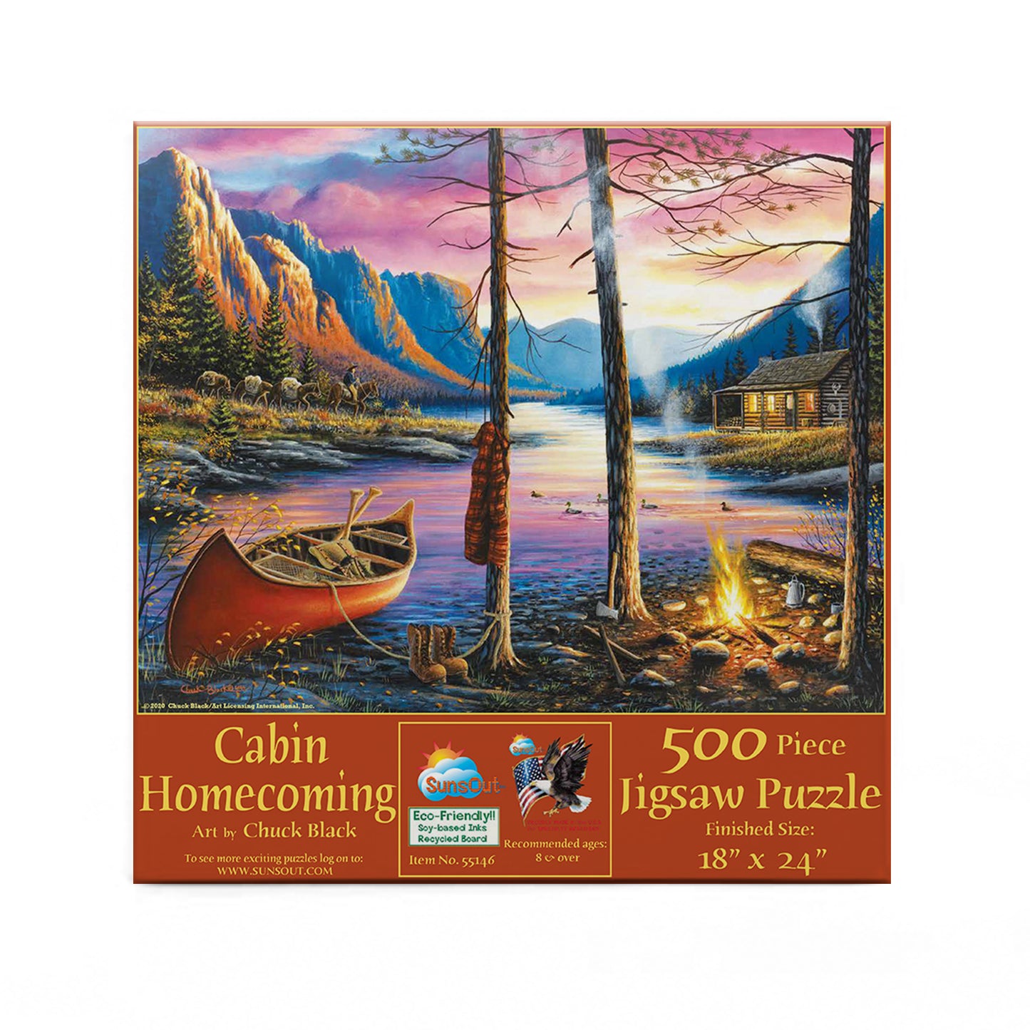 Cabin Homecoming - 500 Piece Jigsaw Puzzle