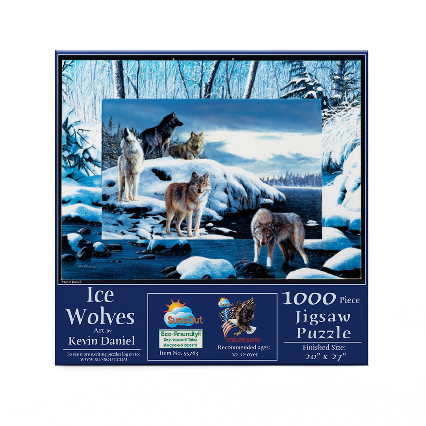 Ice Wolves - 1000 Piece Jigsaw Puzzle