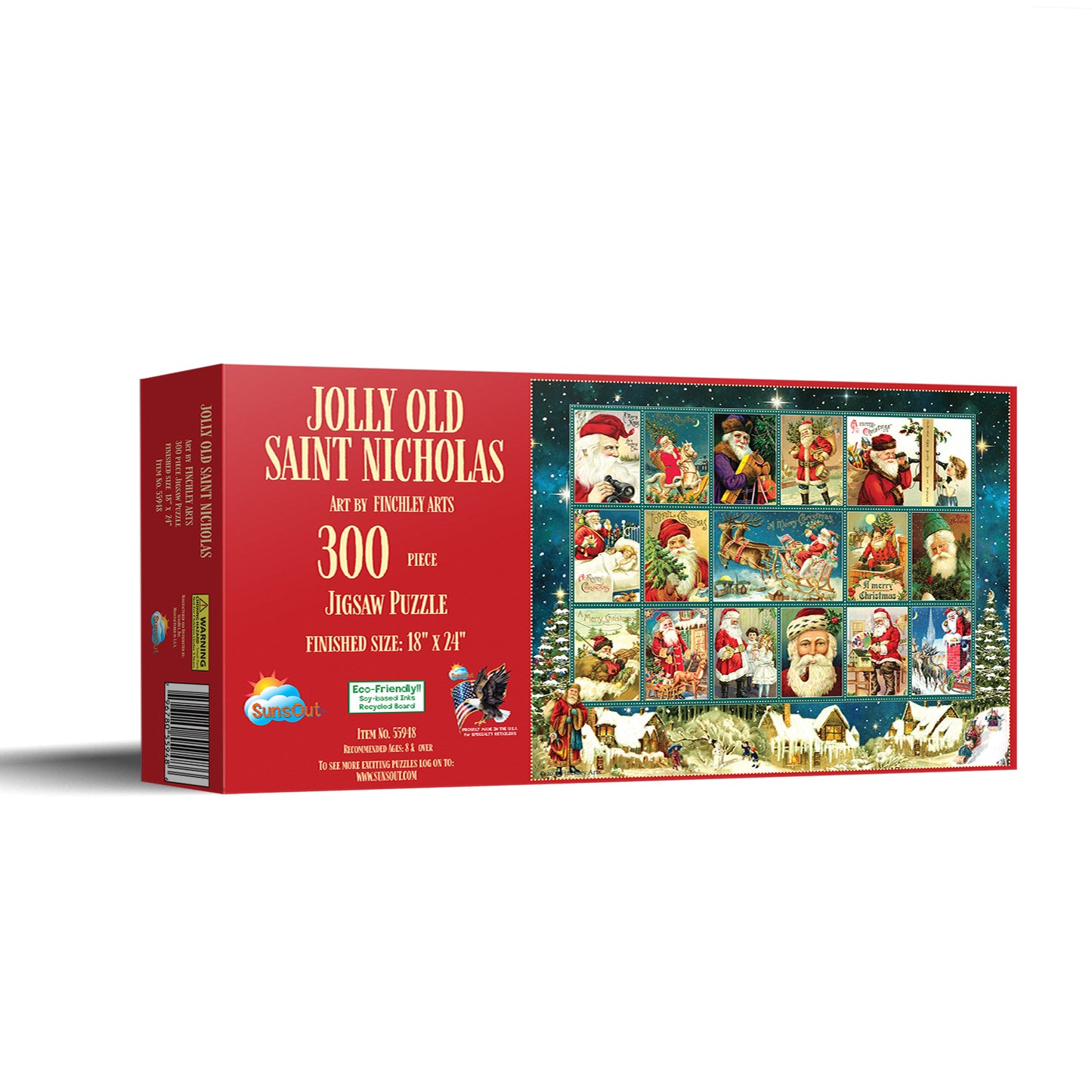 Jolly Old Saint Nicholas - 300 Piece Jigsaw Puzzle