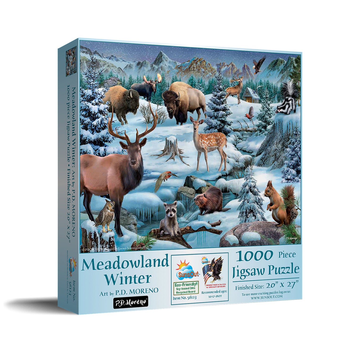 Meadowland Winter - 1000 Piece Jigsaw Puzzle