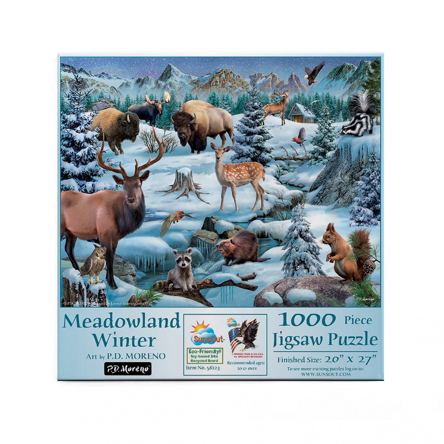 Meadowland Winter - 1000 Piece Jigsaw Puzzle