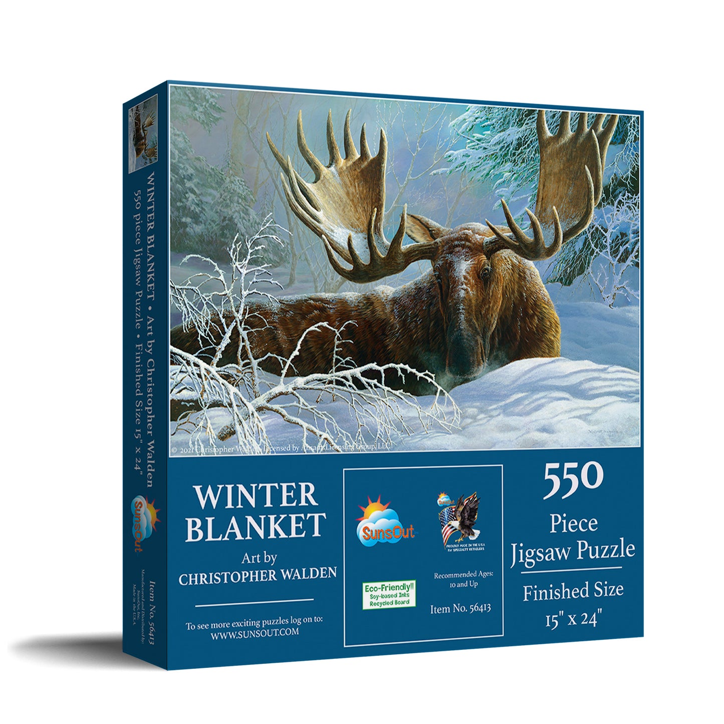 Winter Blanket - 550 Piece Jigsaw Puzzle