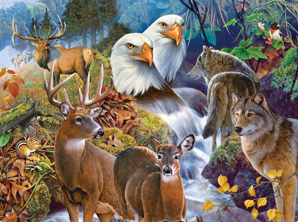 Forest Neighbors - 1000 Piece Jigsaw Puzzle