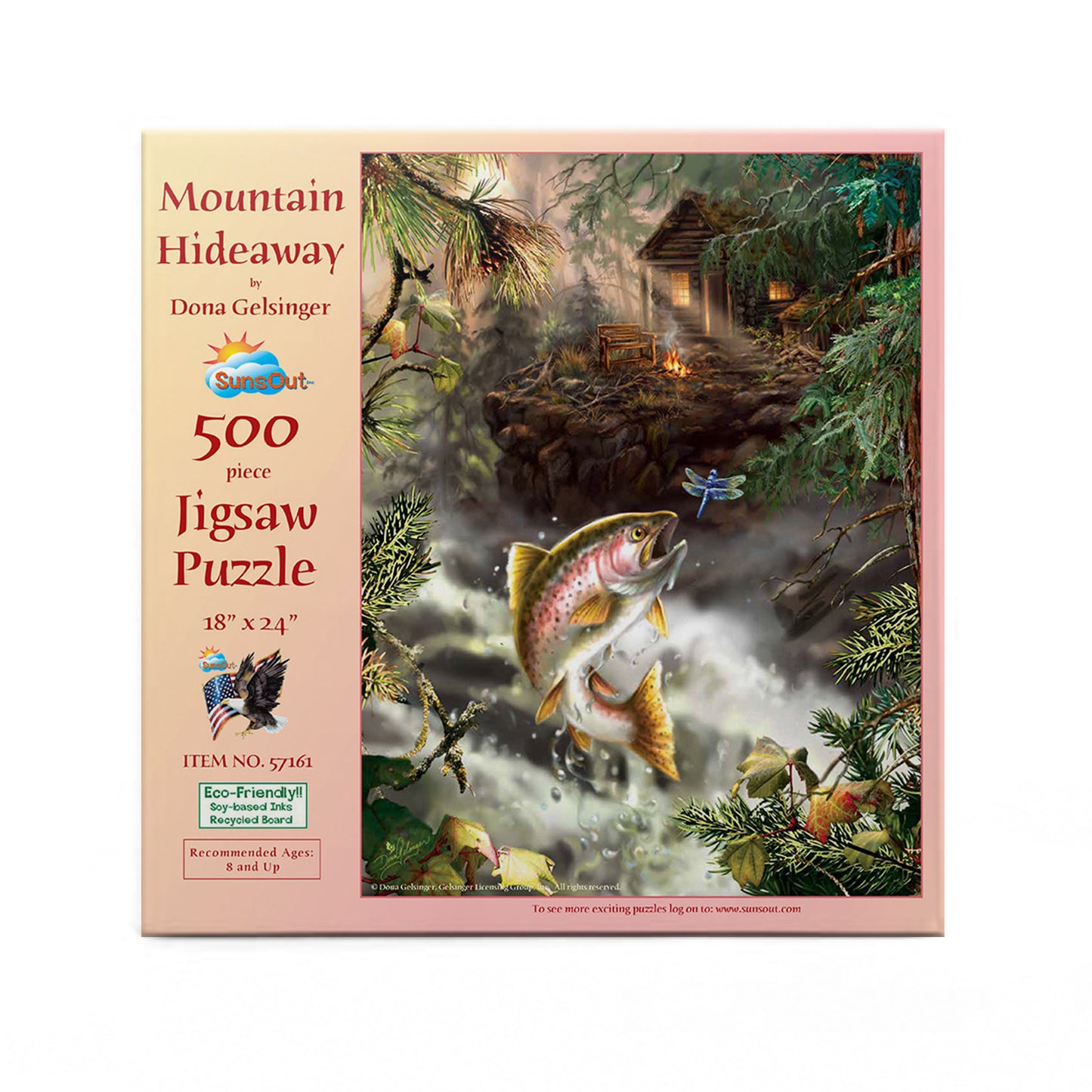Mountain Hideaway - 500 Piece Jigsaw Puzzle