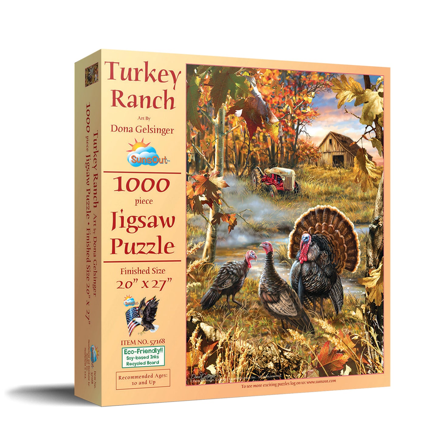 Turkey Ranch - 1000 Piece Jigsaw Puzzle