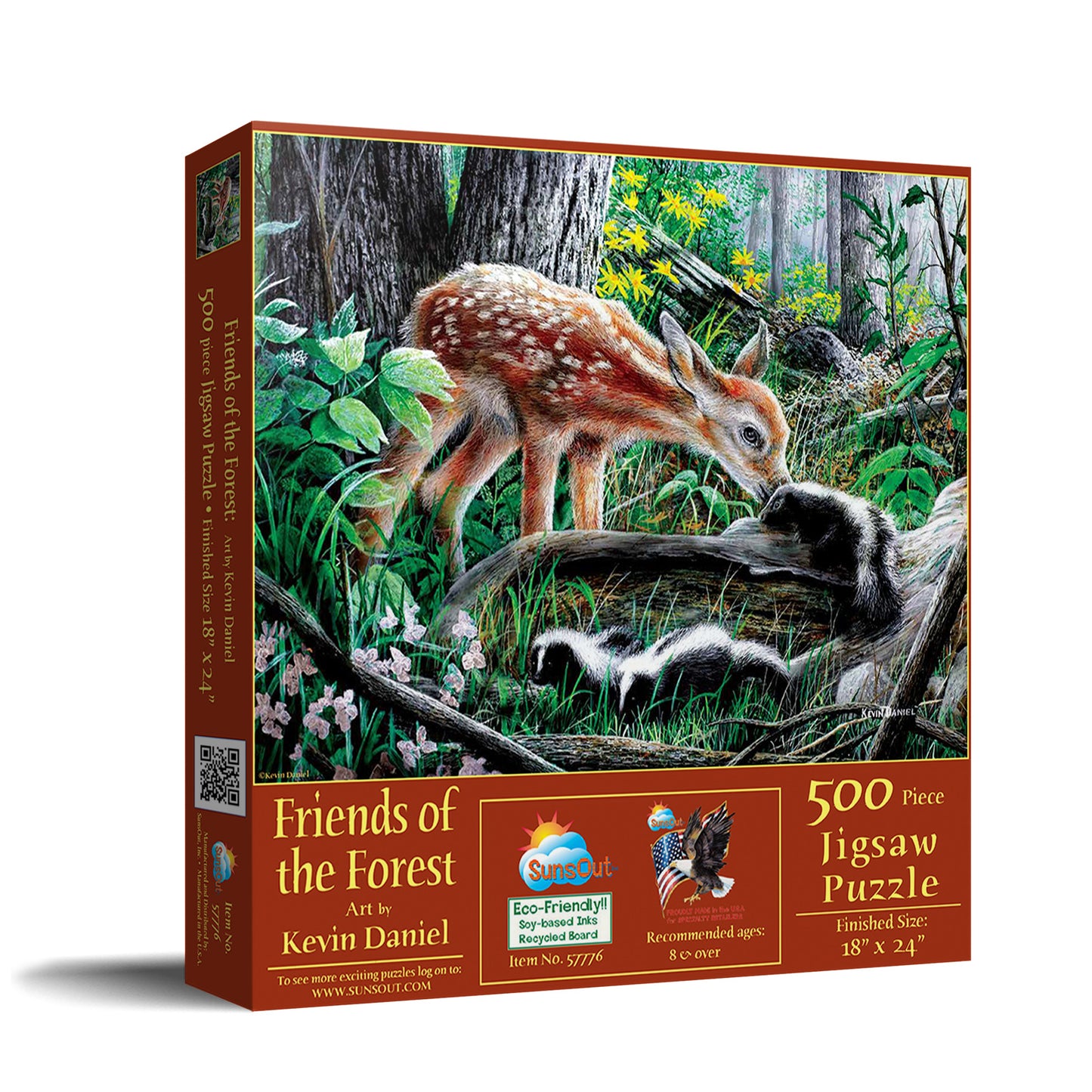 Friends of the Forest - 500 Piece Jigsaw Puzzle