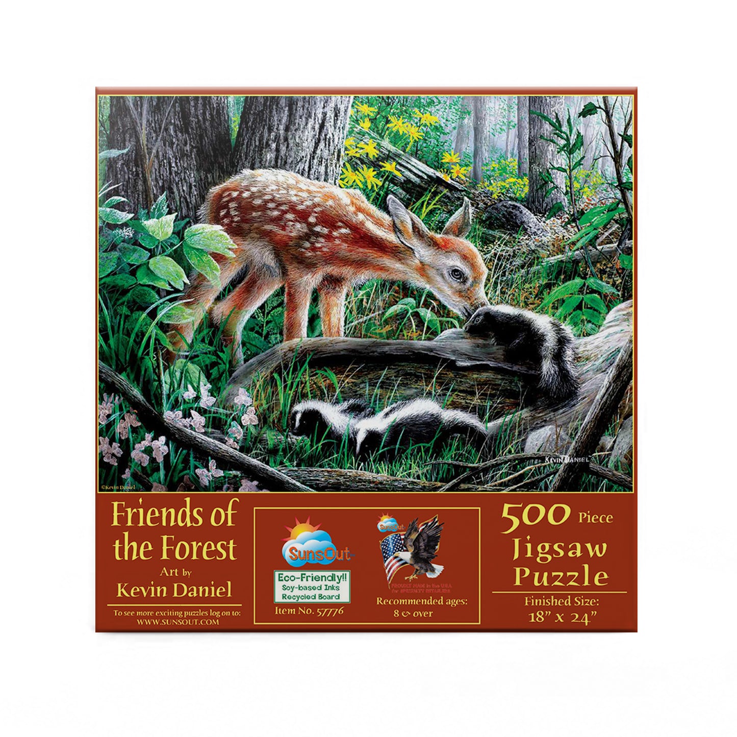 Friends of the Forest - 500 Piece Jigsaw Puzzle