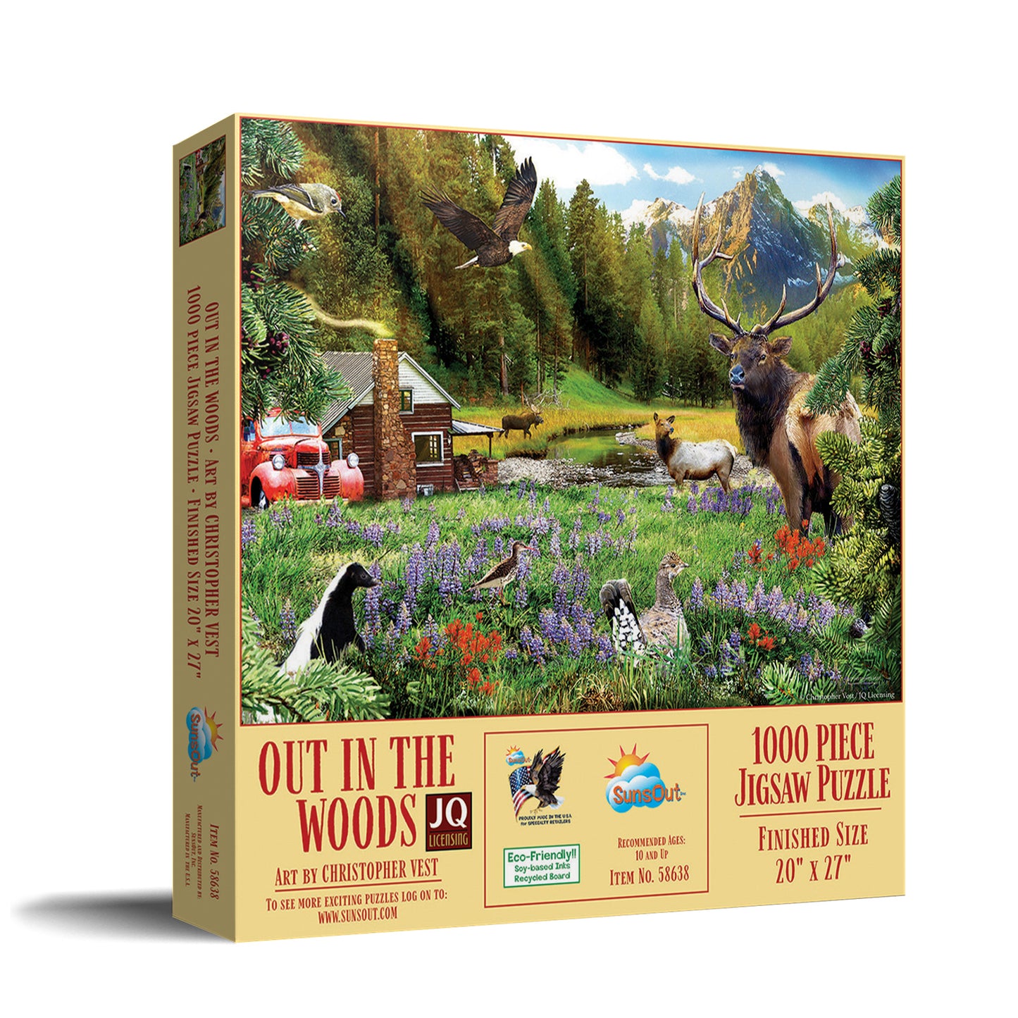 Out in the Woods - 1000 Piece Jigsaw Puzzle