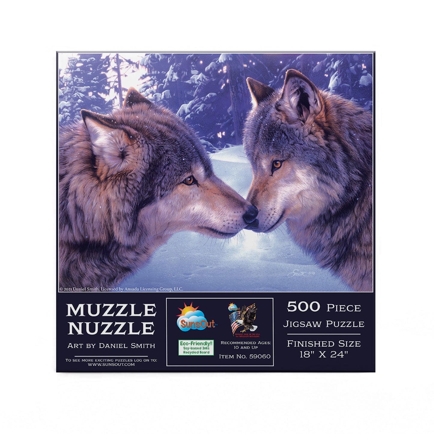 Muzzle Nuzzle - 500 Piece Jigsaw Puzzle