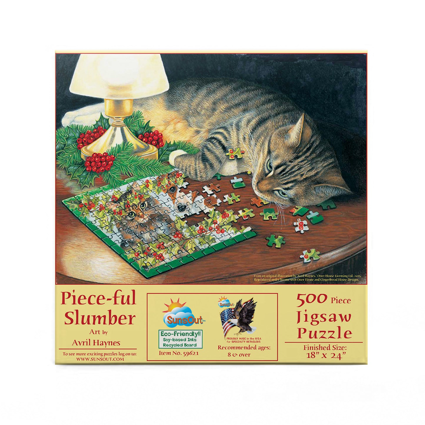 Piece-ful Slumber - 500 Piece Jigsaw Puzzle