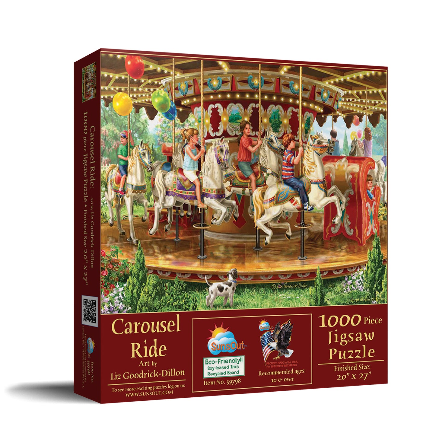 Carousel Ride - 1000 Piece Jigsaw Puzzle