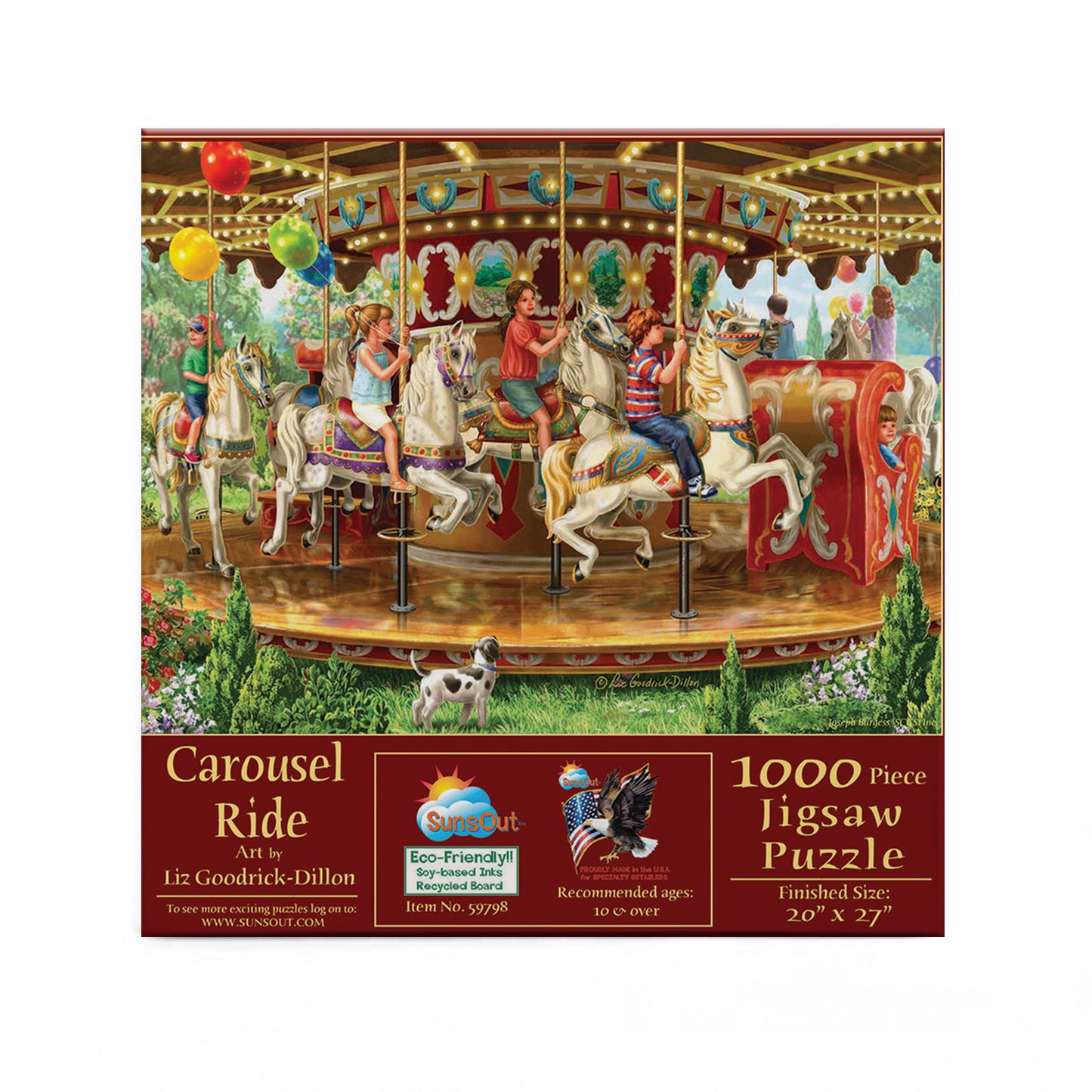 Carousel Ride - 1000 Piece Jigsaw Puzzle