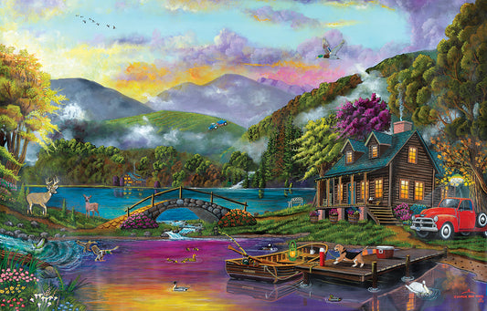 Paradise Lake - 1000 Piece Jigsaw Puzzle