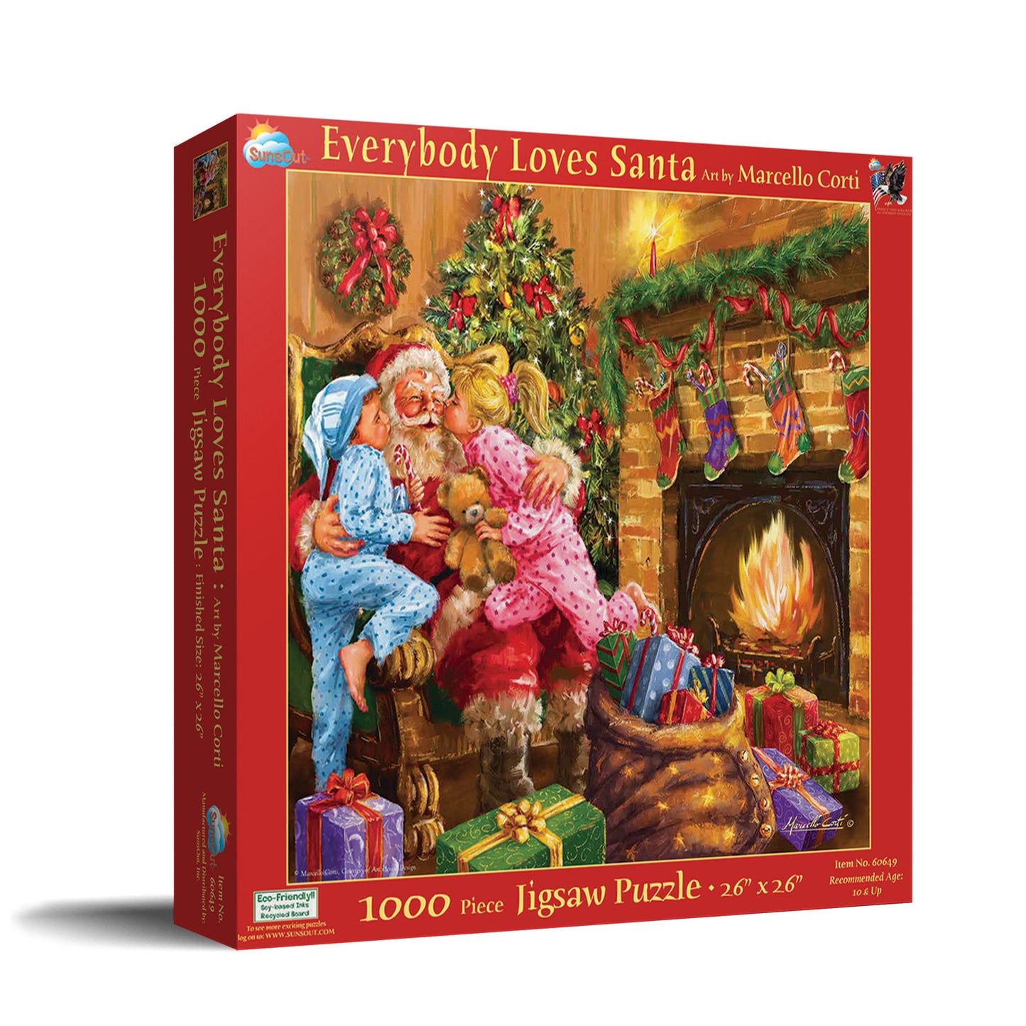 Everyone Loves Santa - 1000 Piece Jigsaw Puzzle