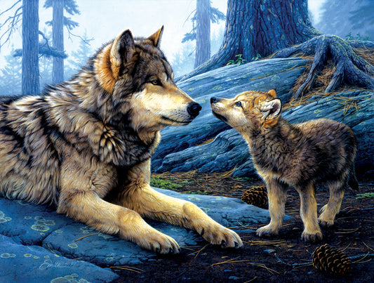 Brother Wolf - 500 Piece Jigsaw Puzzle