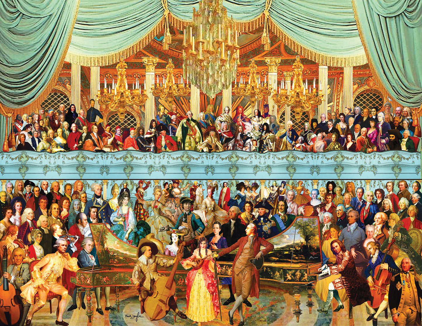 18th Century History - 1000 Large Piece Jigsaw Puzzle