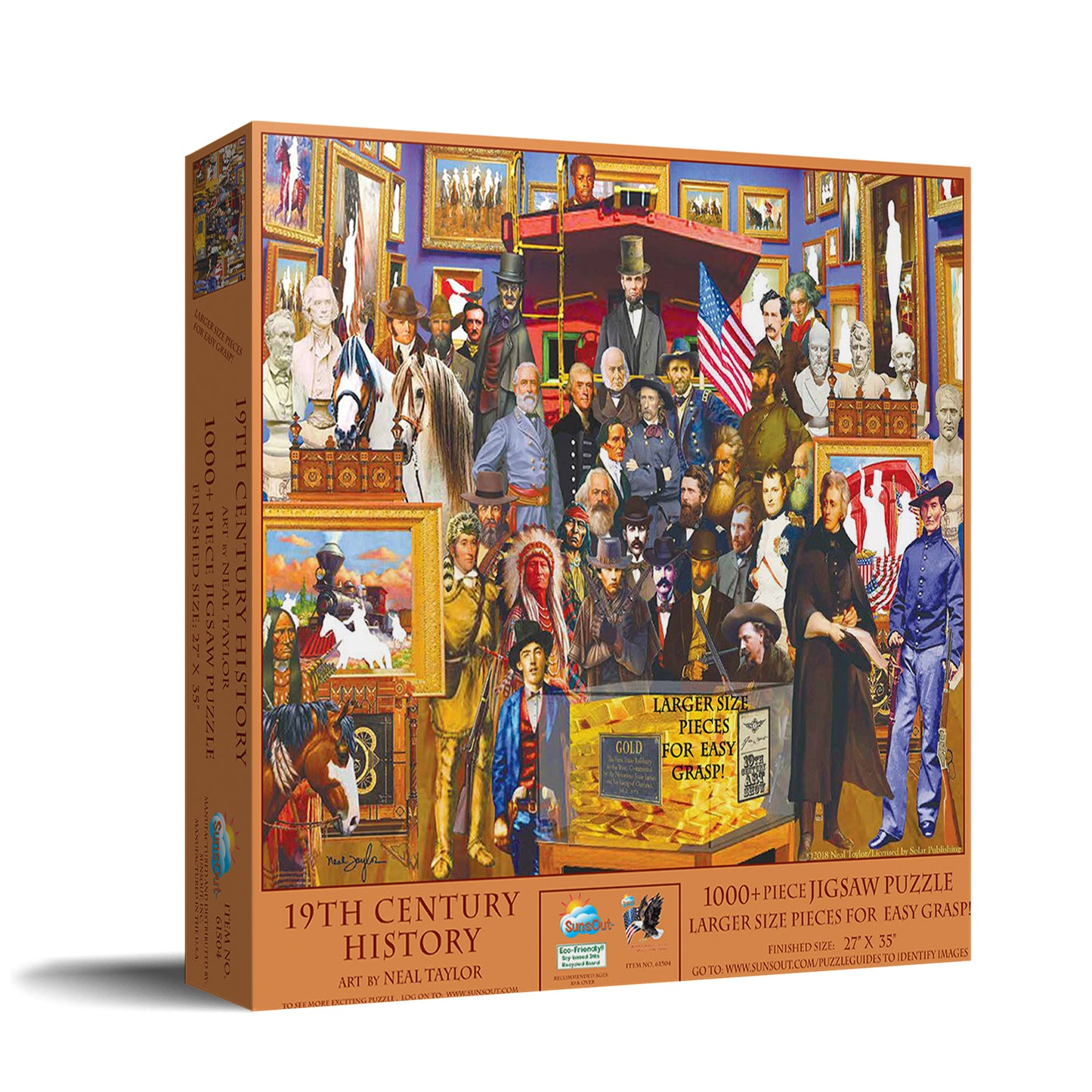 19th Century History - 1000 Large Piece Jigsaw Puzzle