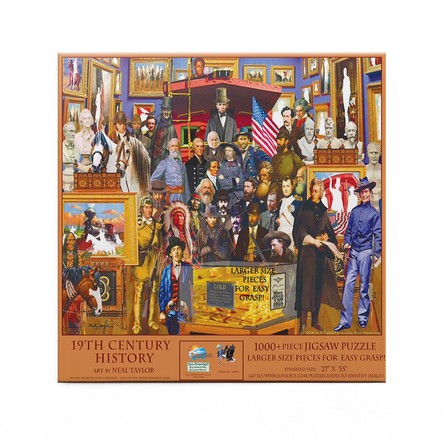 19th Century History - 1000 Large Piece Jigsaw Puzzle