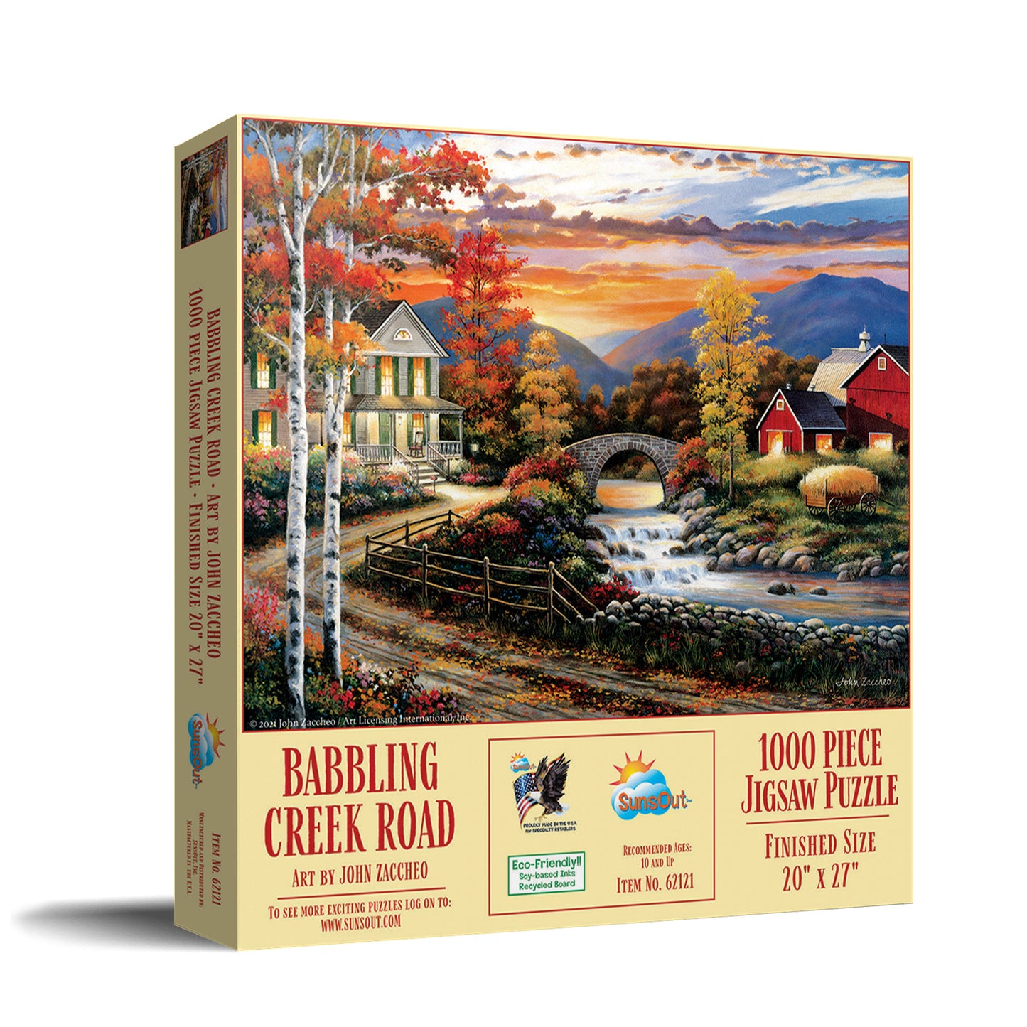 Babbling Creek Road - 1000 Piece Jigsaw Puzzle